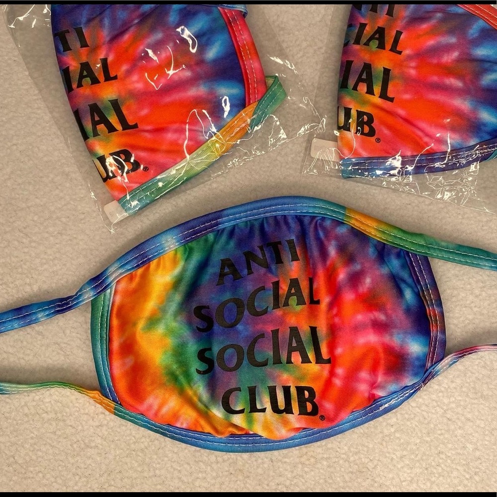 ANTI SOCIAL CLUB TIE DYED MASK